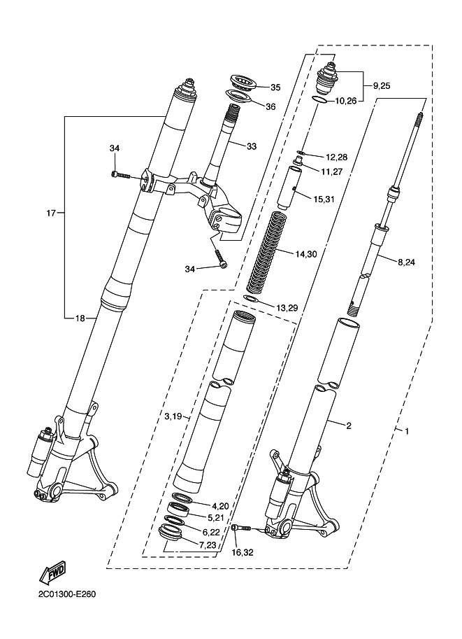 26 - FOURCHE AVANT