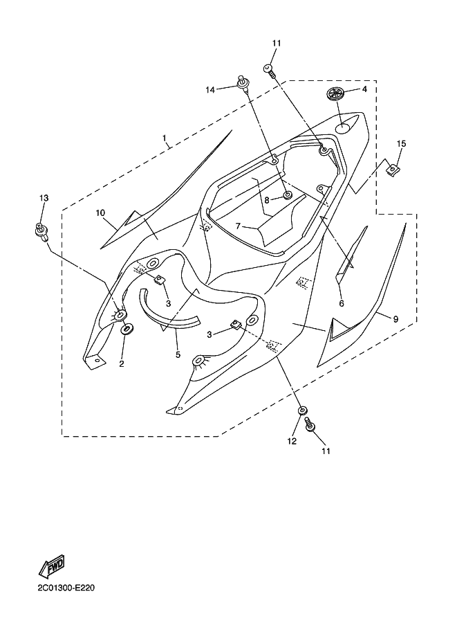 22 - COUVERCLE LATERAL