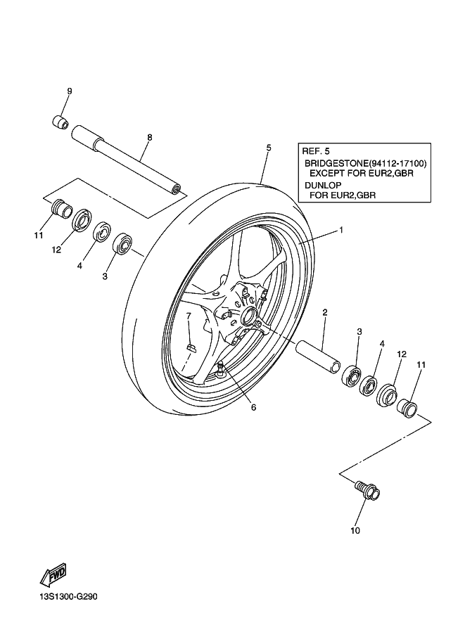 29 - ROUE AVANT