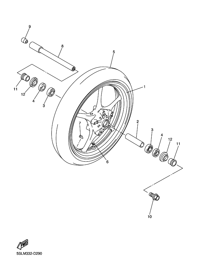 29 - ROUE AVANT