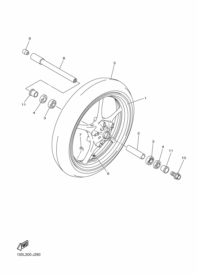29 - ROUE AVANT