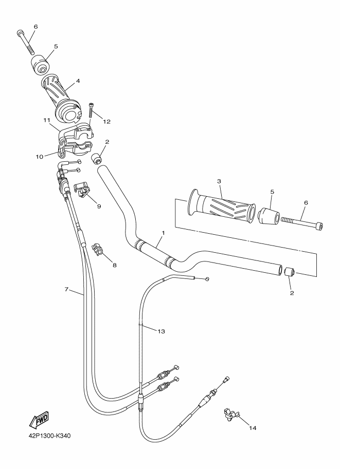 34 - GUIDON & CABLE