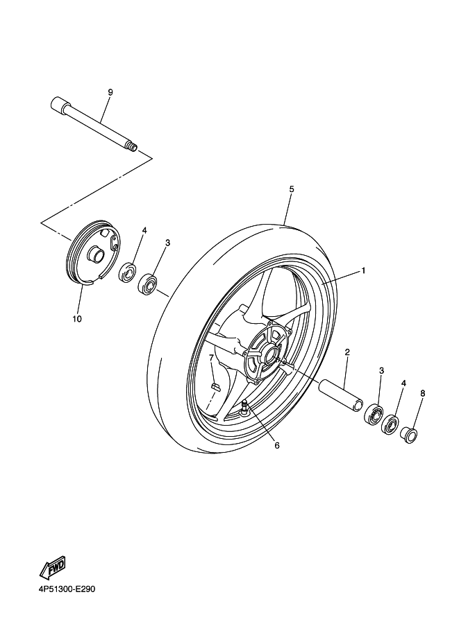 30 - ROUE AVANT