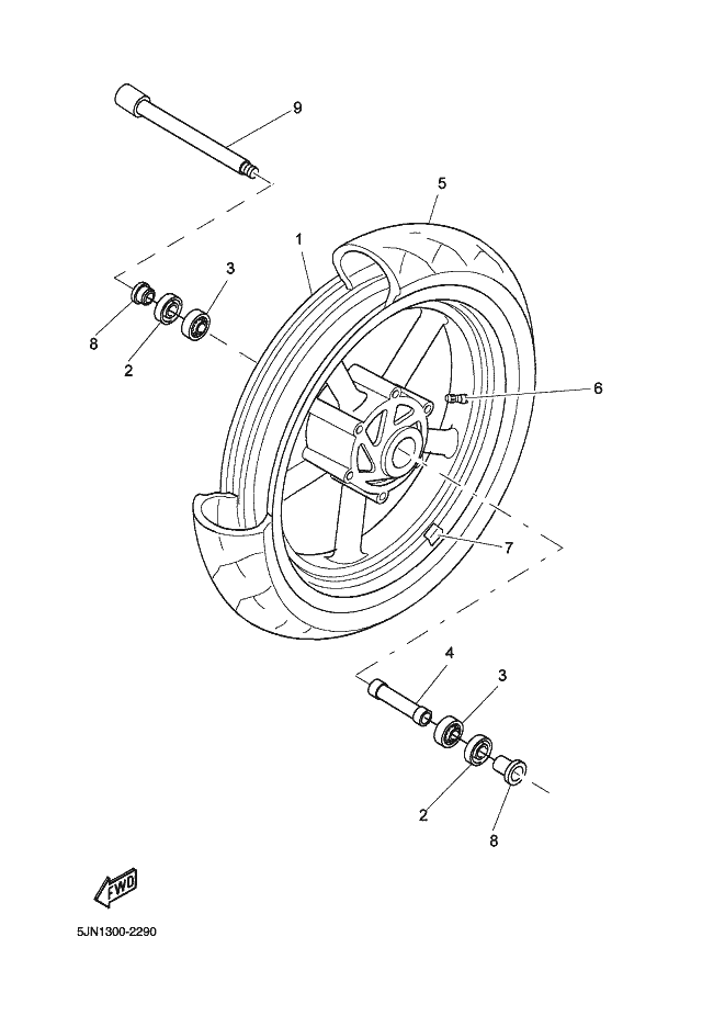 29 - ROUE AVANT