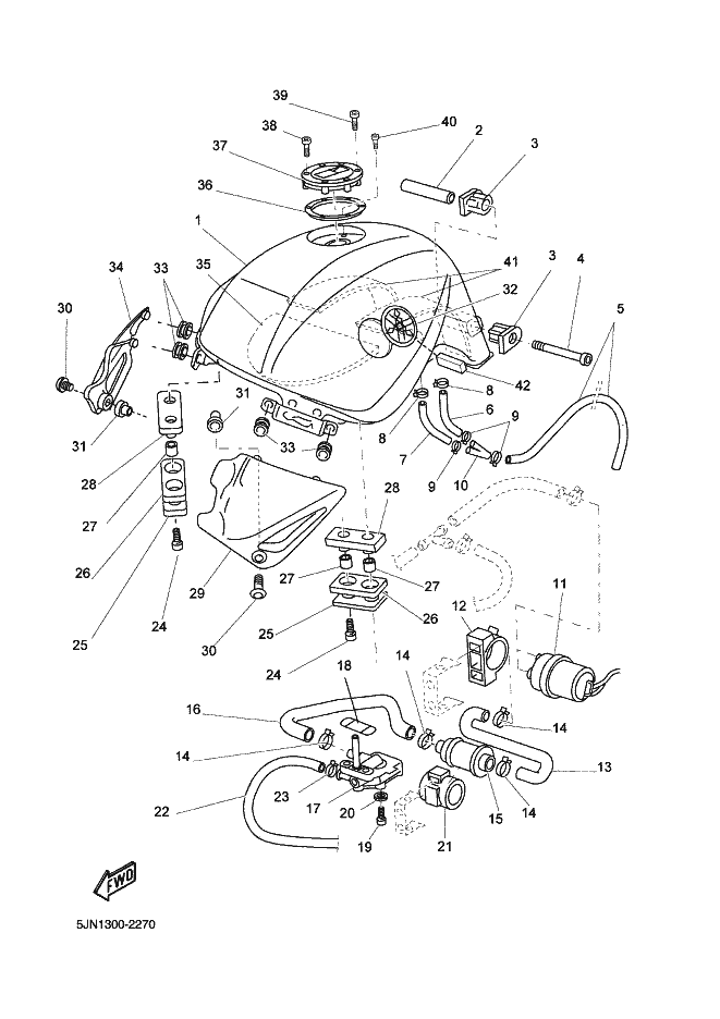 27 - RESERVOIR A CARBURANT