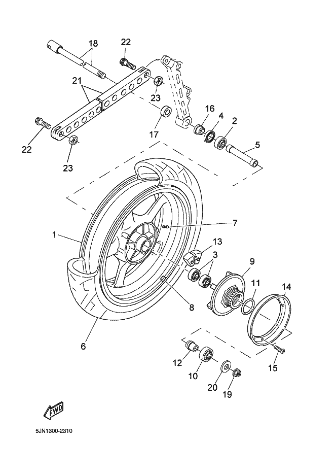 31 - ROUE ARRIERE