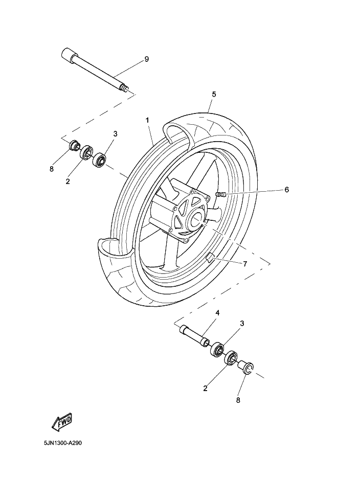 29 - ROUE AVANT