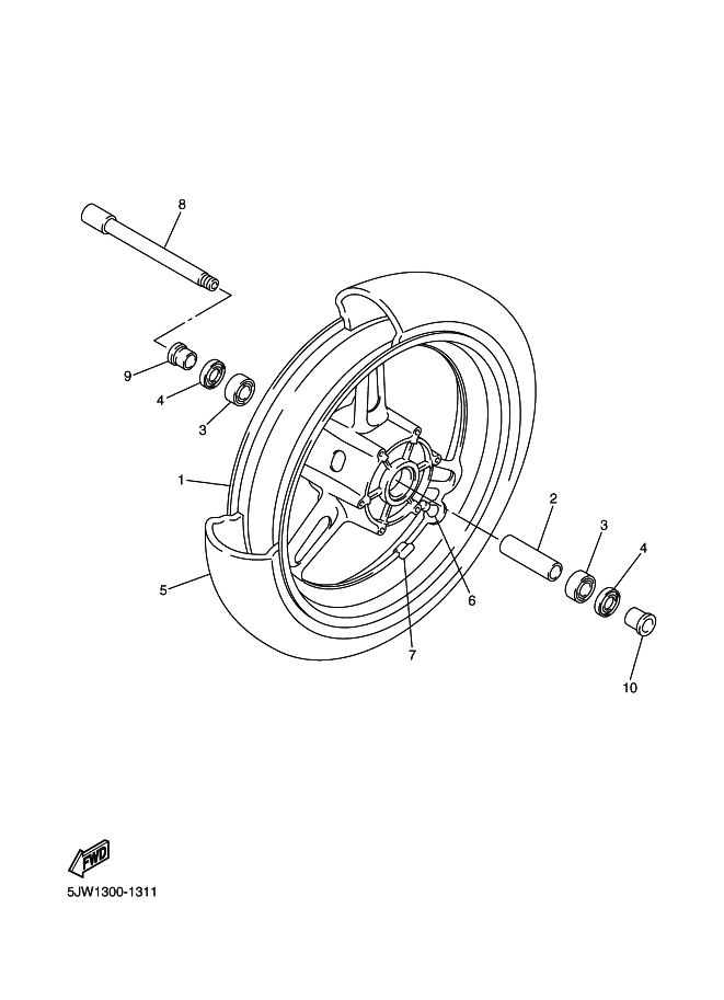 31 - ROUE AVANT