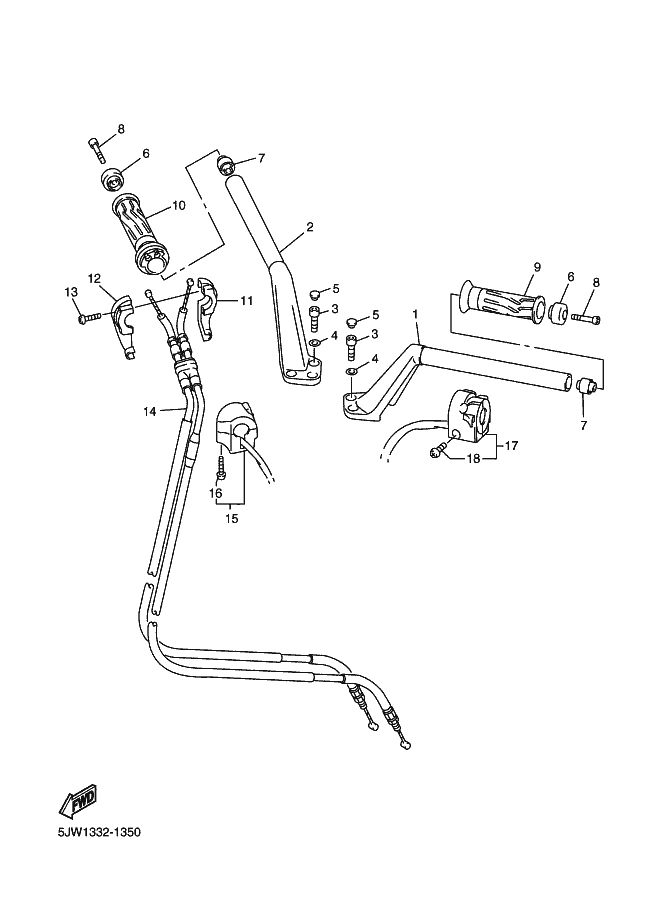 35 - GUIDON & CABLE