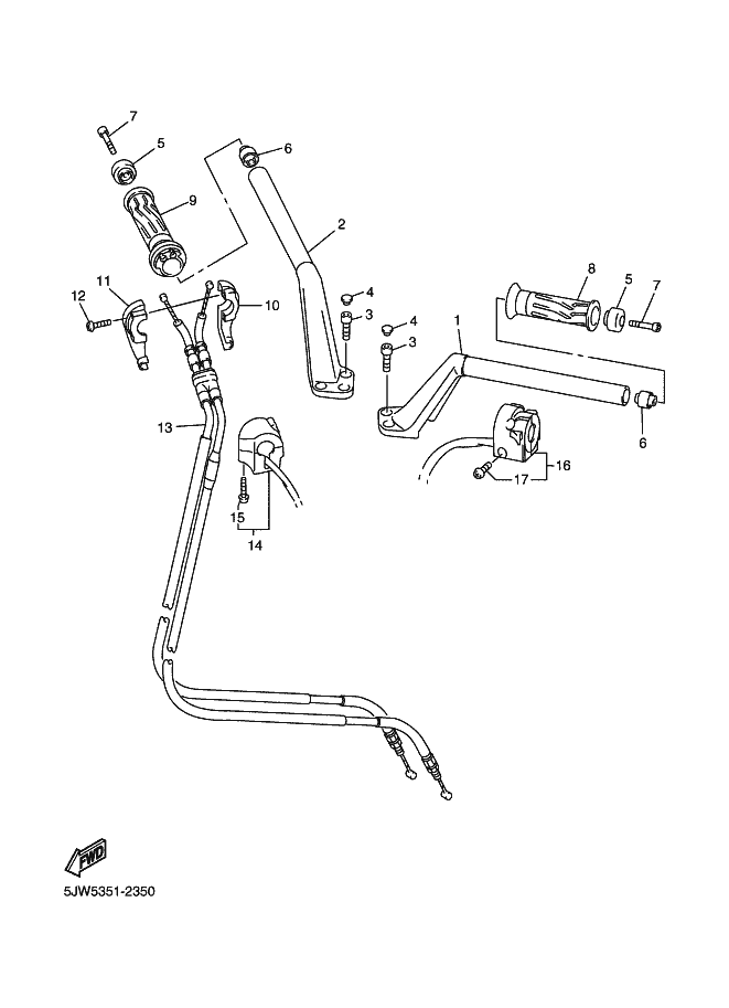 35 - GUIDON & CABLE