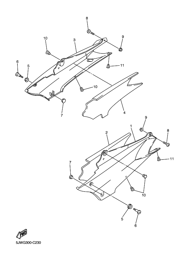 23 - COUVERCLE LATERAL