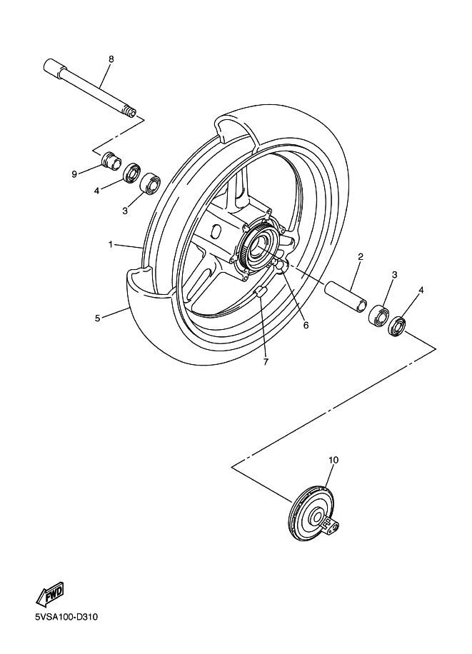 31 - ROUE AVANT