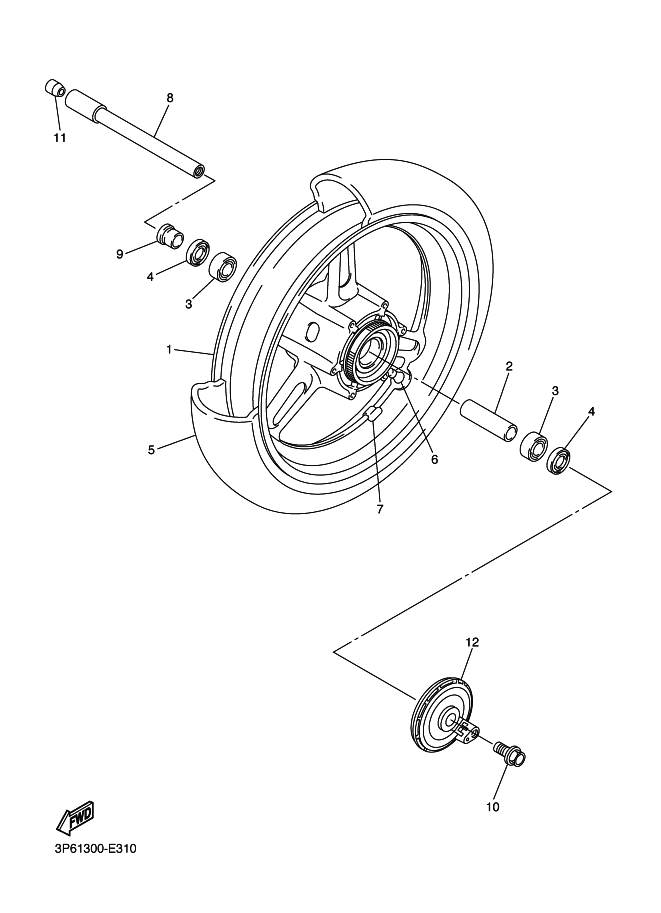 31 - ROUE AVANT