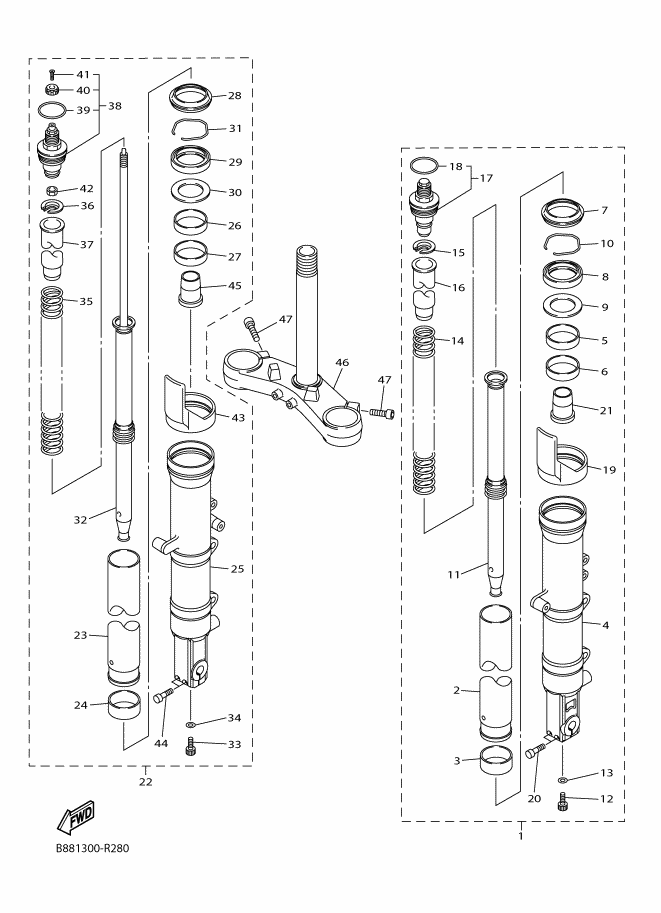 28 - FOURCHE AVANT