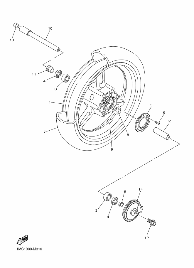 31 - ROUE AVANT