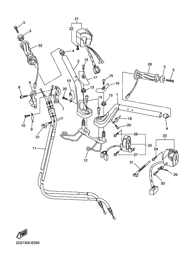 35 - GUIDON & CABLE