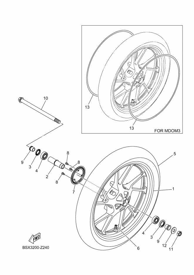 24 - ROUE AVANT