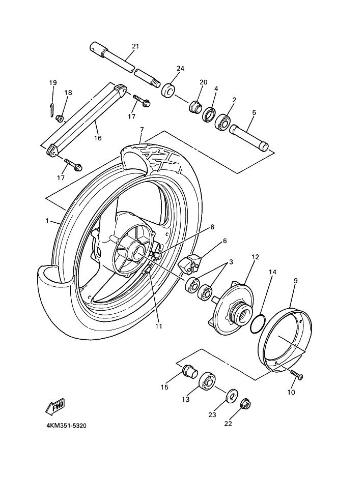32 - ROUE ARRIERE