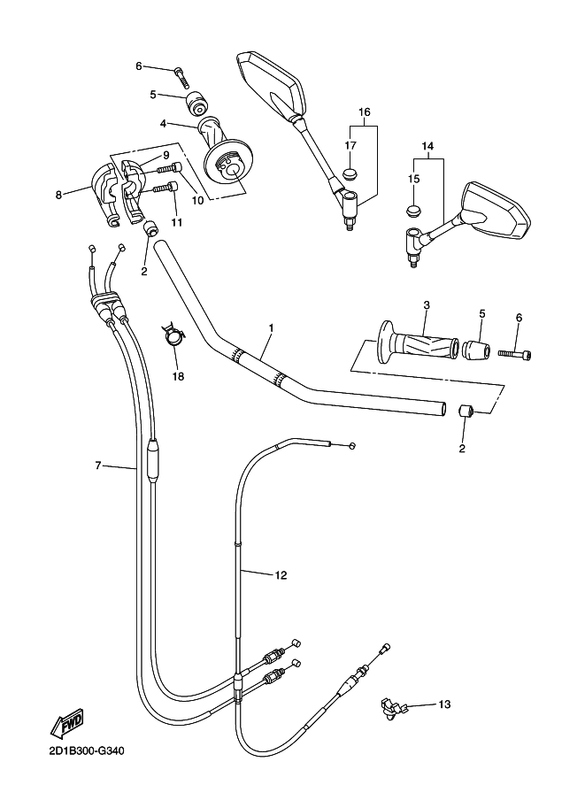 34 - GUIDON & CABLE