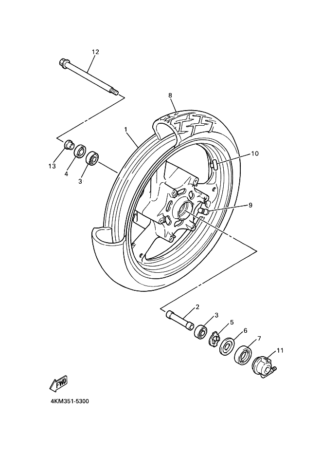 30 - ROUE AVANT