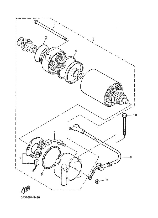 41 - DEMARREUR ELECTRIQUE
