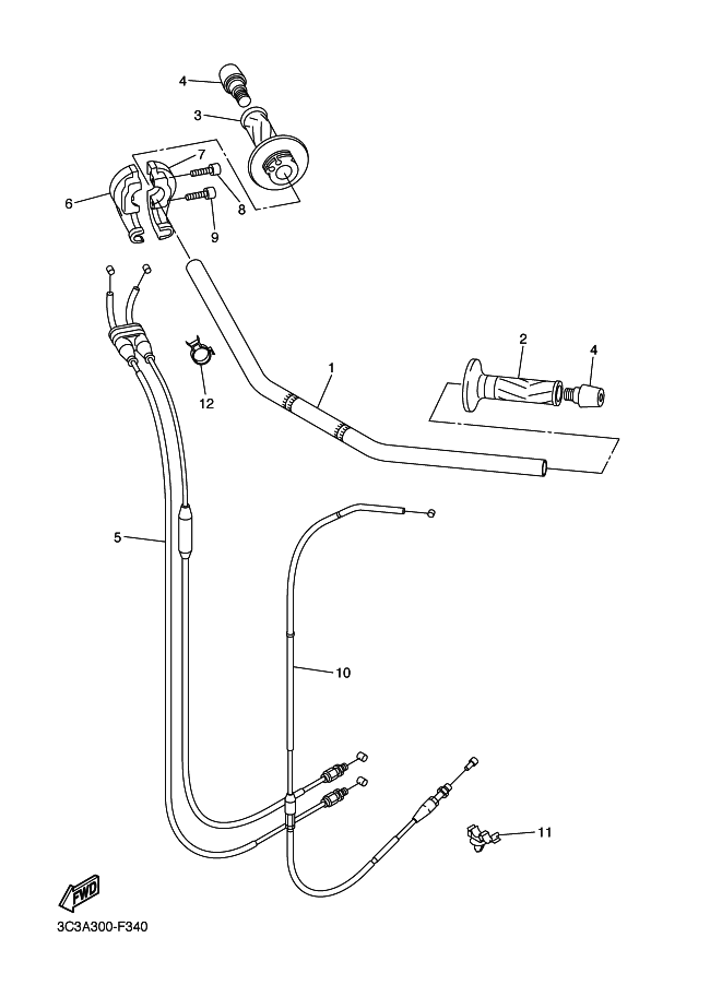 34 - GUIDON & CABLE