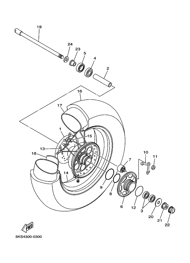 30 - ROUE ARRIERE