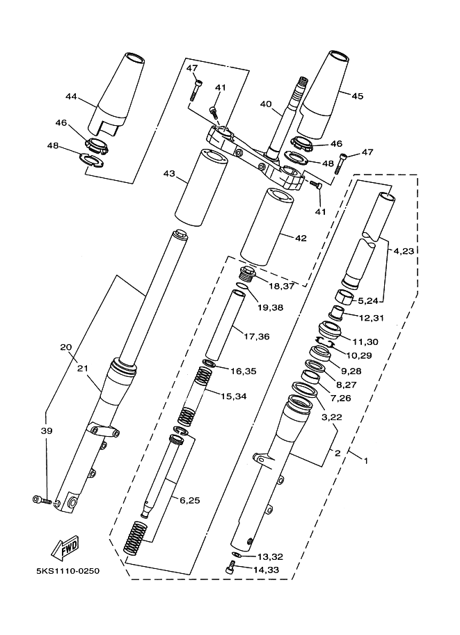 25 - FOURCHE AVANT