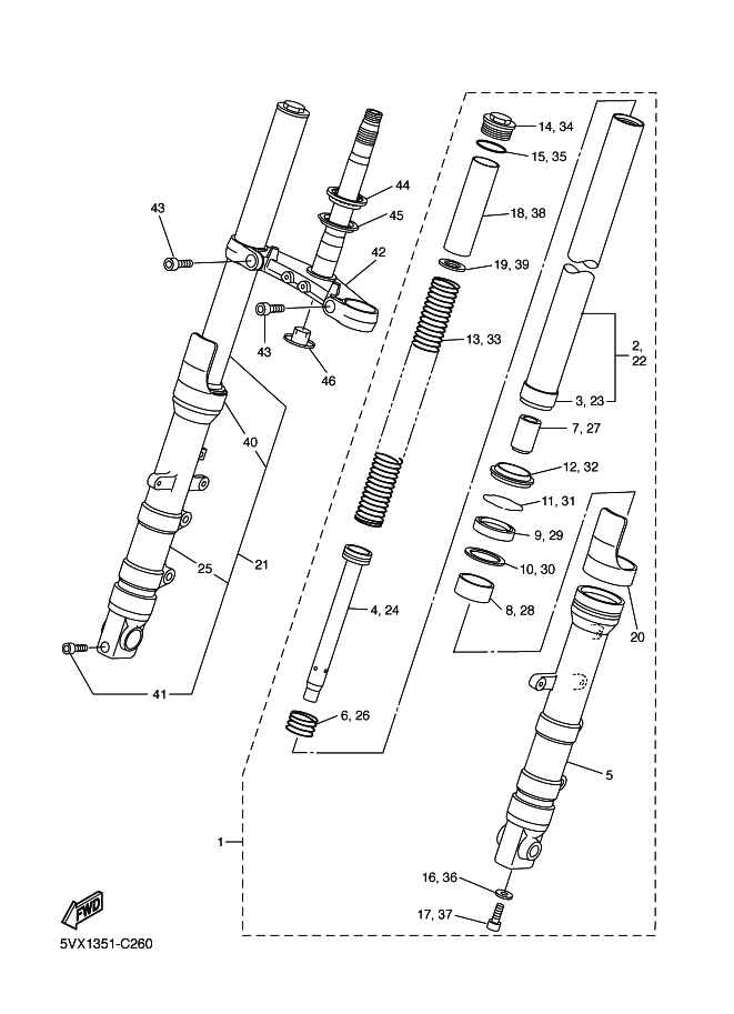 26 - FOURCHE AVANT