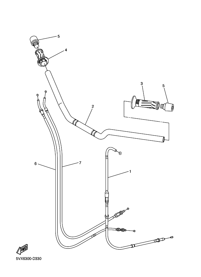 33 - GUIDON & CABLE