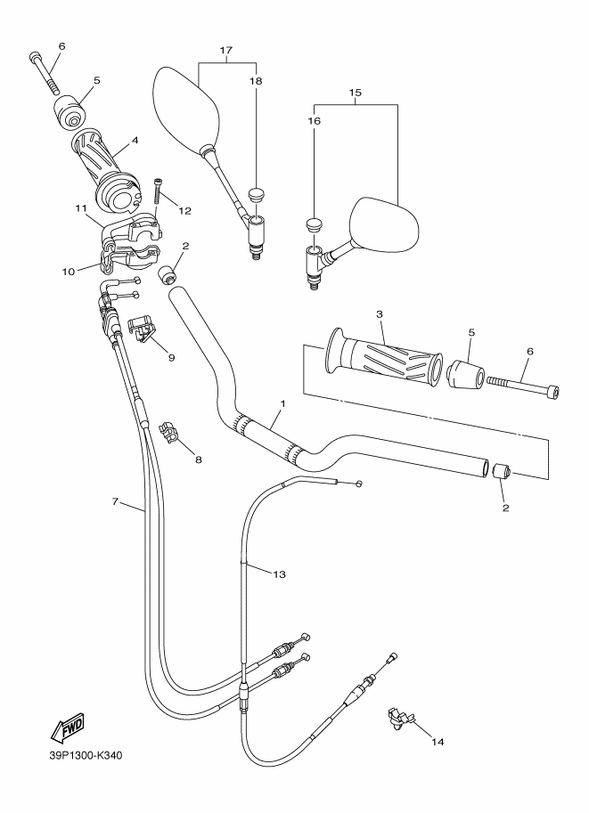 34 - GUIDON & CABLE