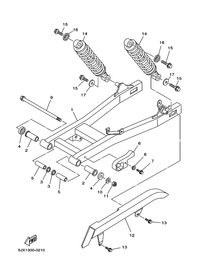 21 - BRAS ARRIERE & SUSPENSION