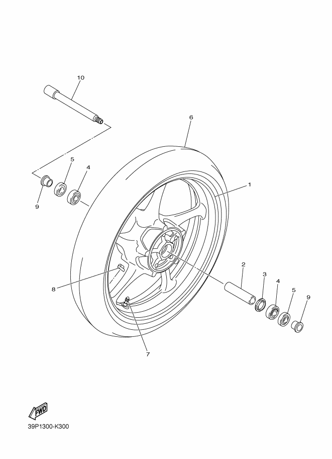 30 - ROUE AVANT