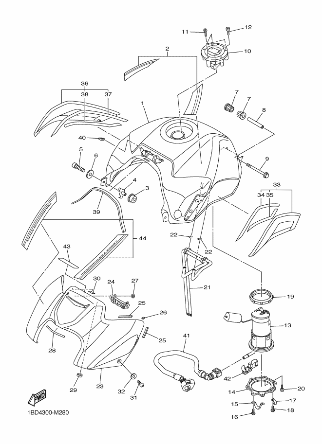 28 - RESERVOIR A CARBURANT