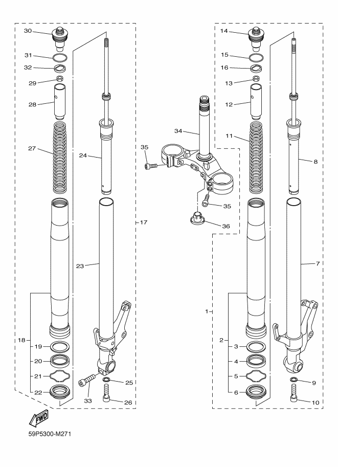 27 - FOURCHE AVANT