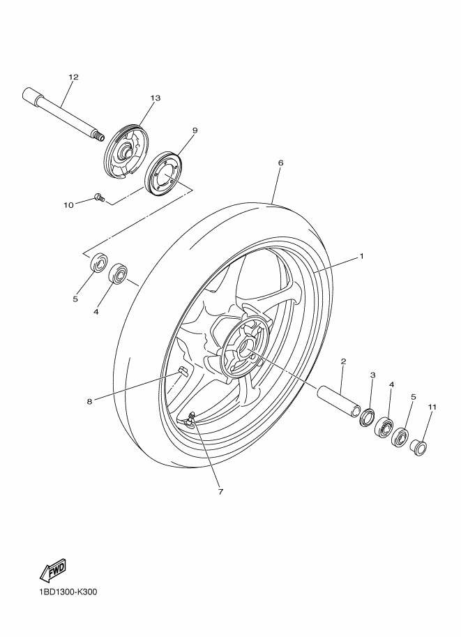 30 - ROUE AVANT