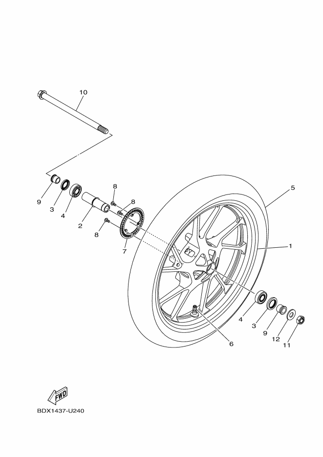 24 - ROUE AVANT