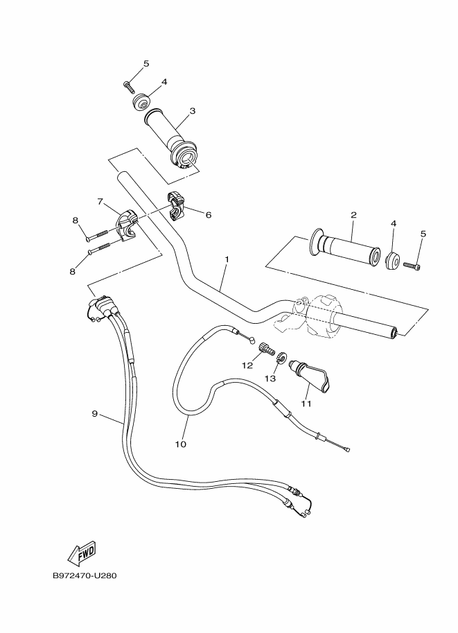 28 - GUIDON & CABLE