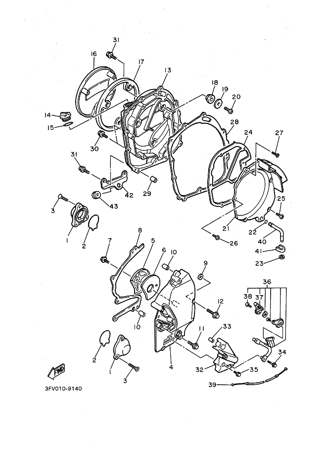 14 - CRANKCASE COVER 1
