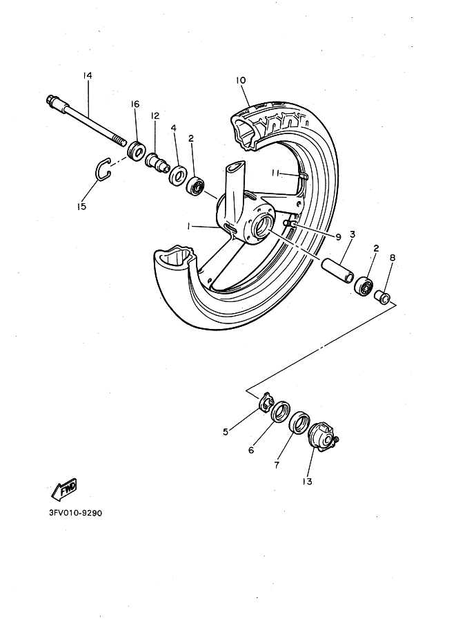 29 - ROUE AVANT