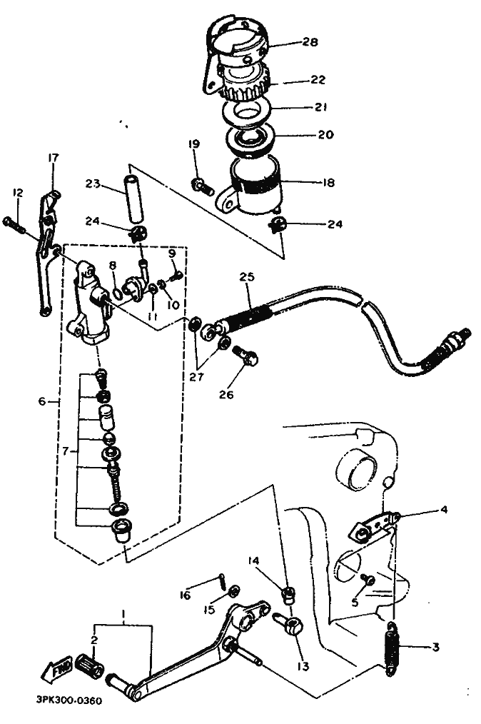 36 - REAR MASTER CYLINDER