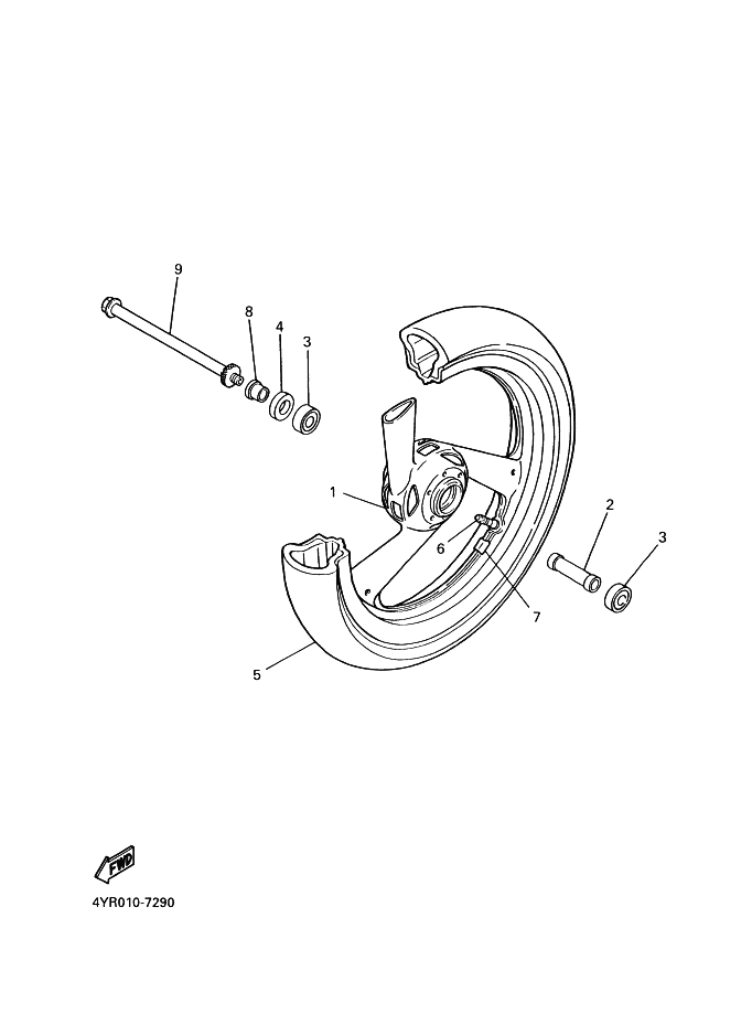 29 - ROUE AVANT
