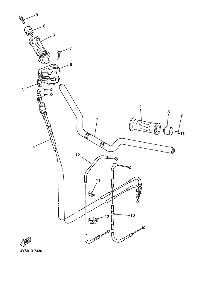 33 - GUIDON & CABLE