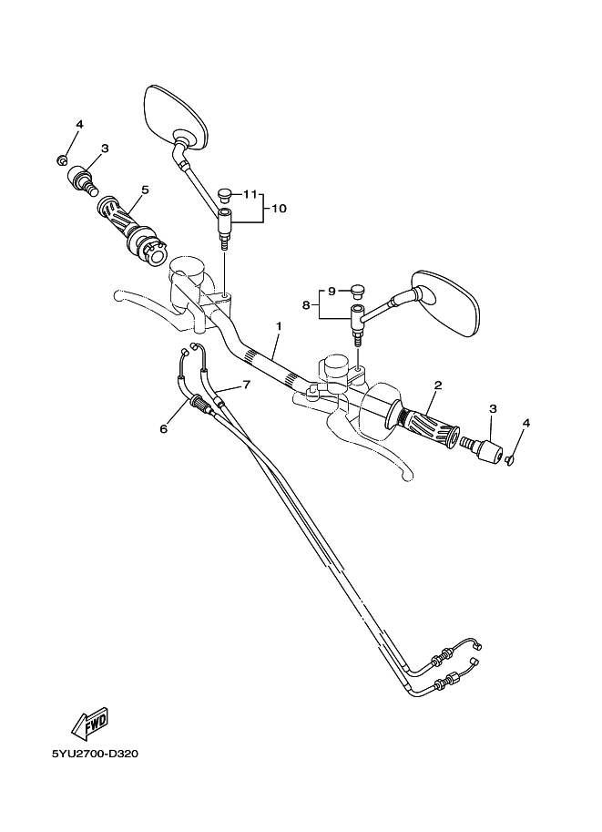 32 - GUIDON & CABLE
