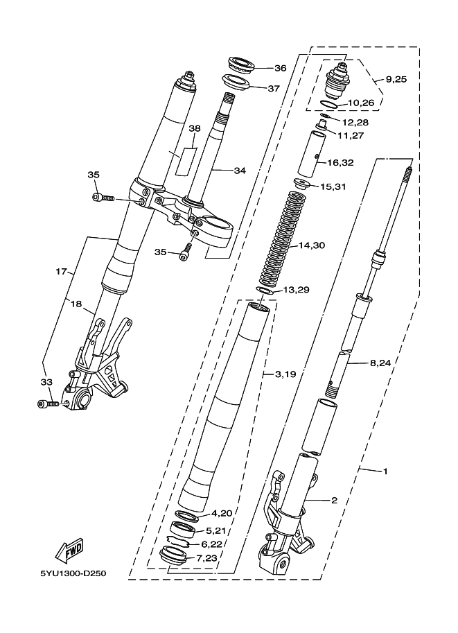 25 - FOURCHE AVANT