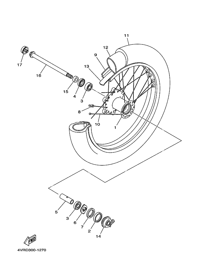 27 - ROUE AVANT
