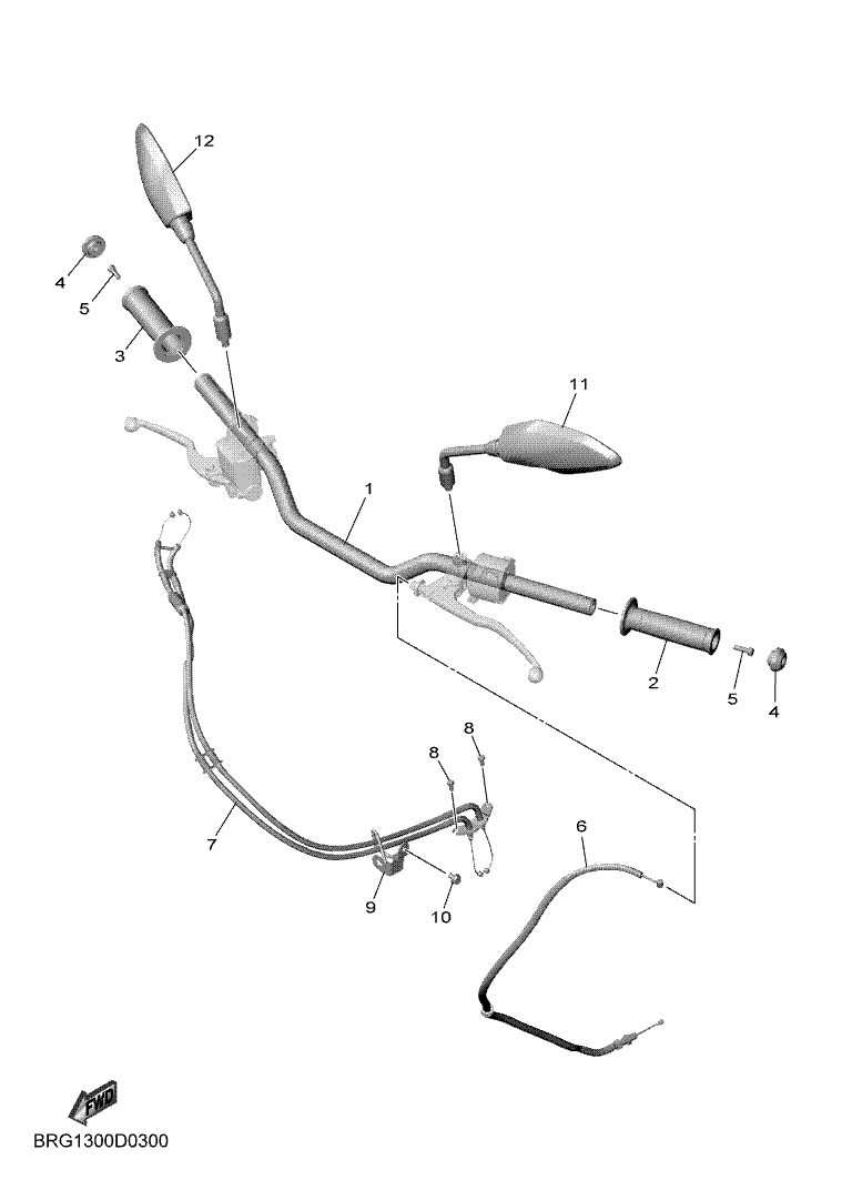30 - GUIDON & CABLE