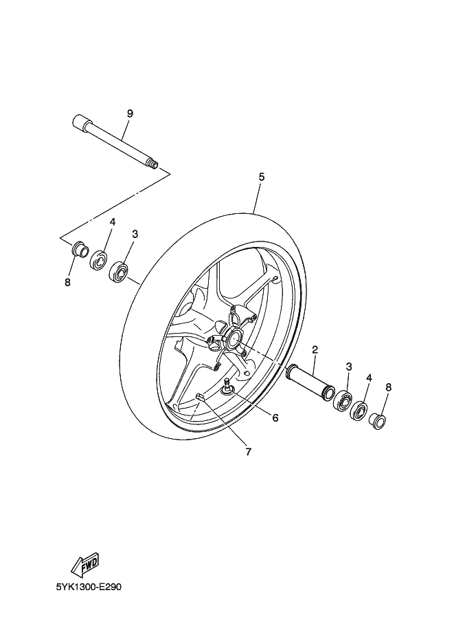 29 - ROUE AVANT