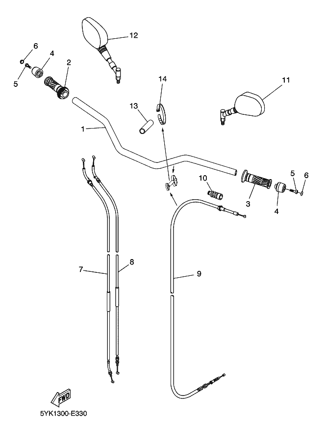 33 - GUIDON & CABLE
