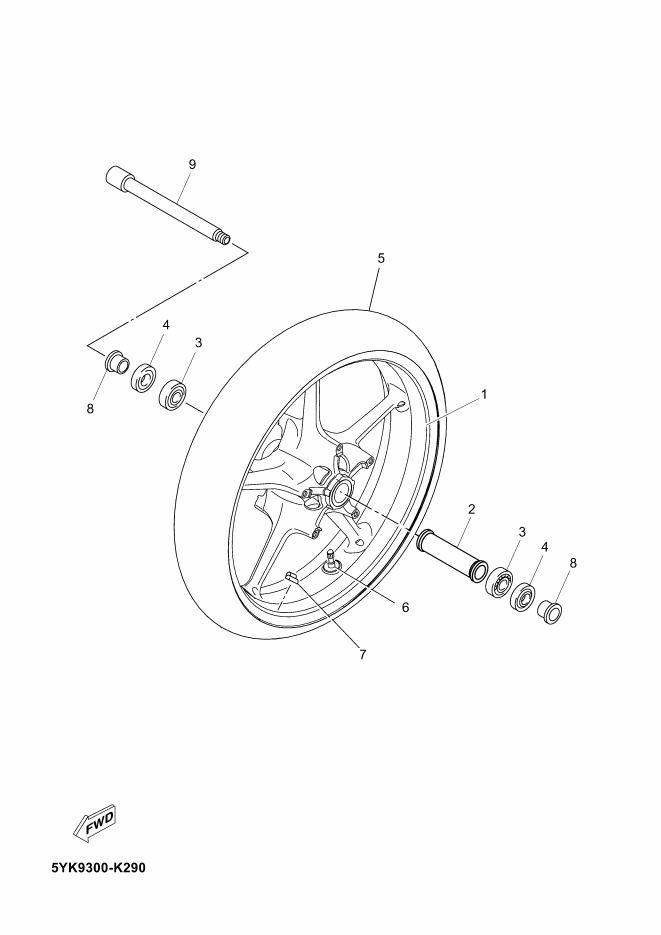 29 - ROUE AVANT